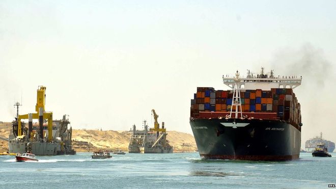 Successful Cargo Ship Trials for Egypt’s second Suez Canal