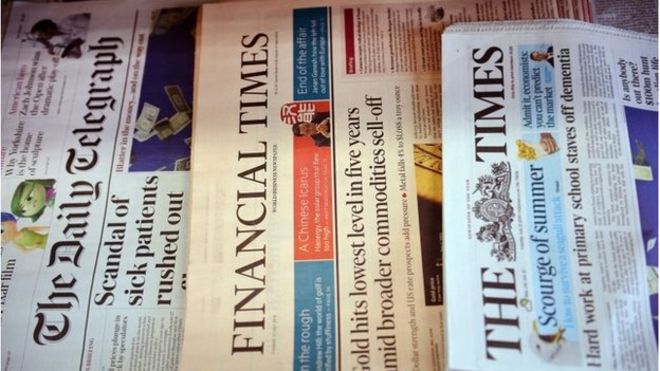FT newspaper up for sale, says Pearson 