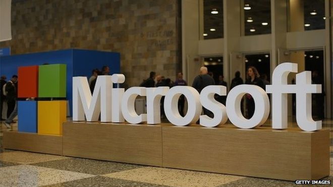 Microsoft in the red following write-downs